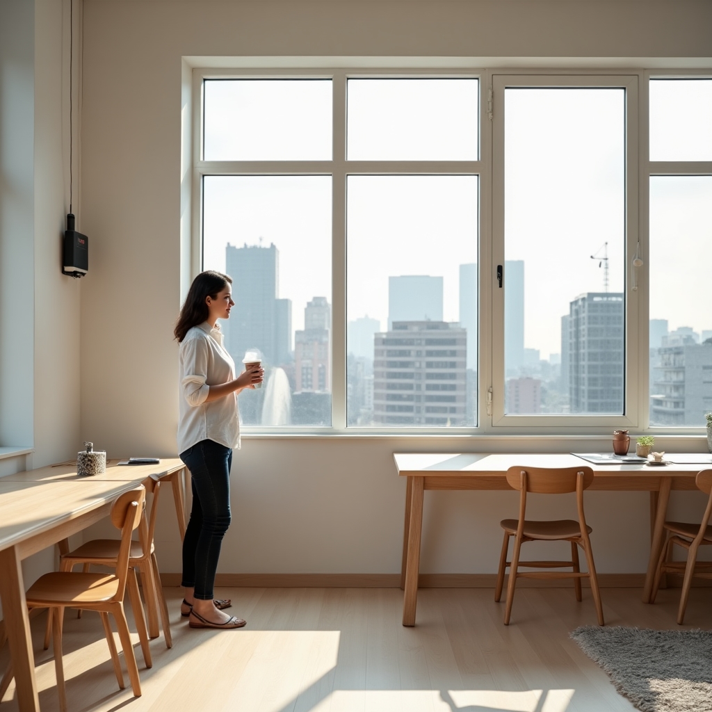Modern workspace in Bogotá