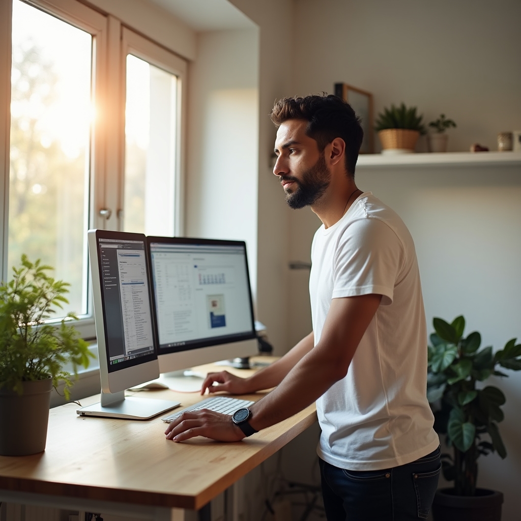 Colombian freelancer working independently