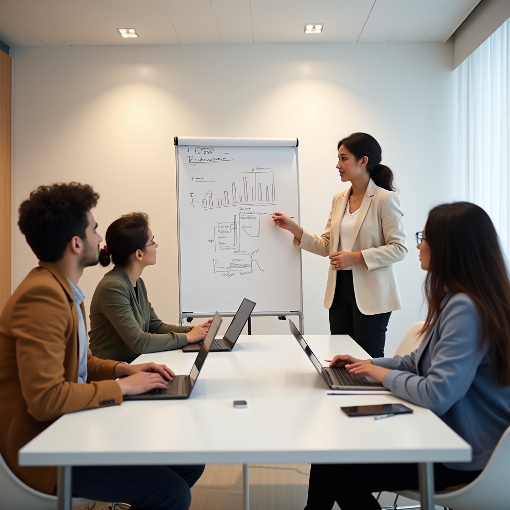 Financial training program session